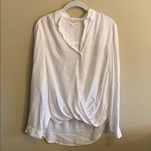 Thin white top or beach cover up